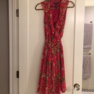 Floral Wrap Dress